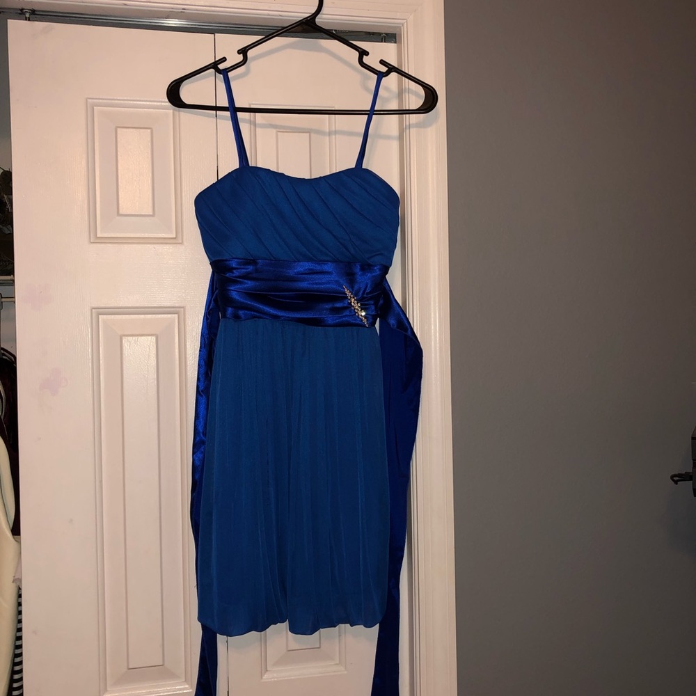 Blue Bubble End Dress